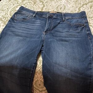 Democracy Dark Blue Straight Leg Jeans